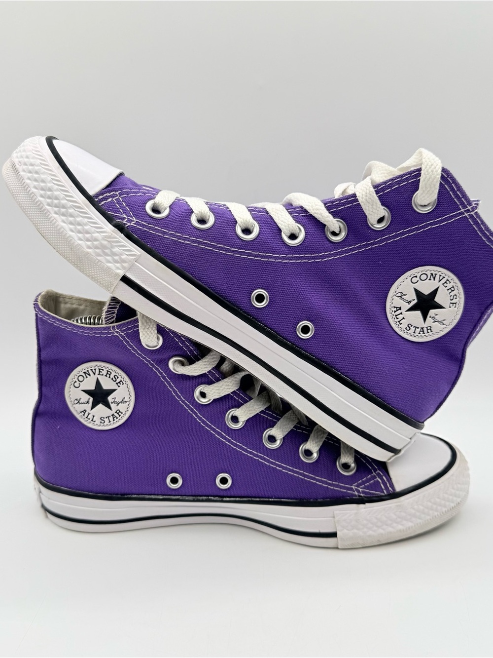 Converse Chuck Taylor All Star High Top Purple Canvas Unisex M4 W6 137833F
